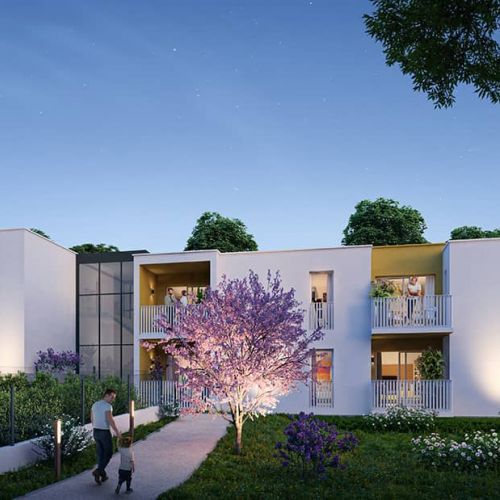 logement neuf extérieur LE DOMAINE DE BELLEFEUILLE - Montpellier