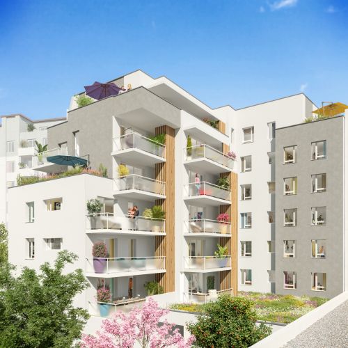 logement neuf extérieur AUDACITY - Grenoble