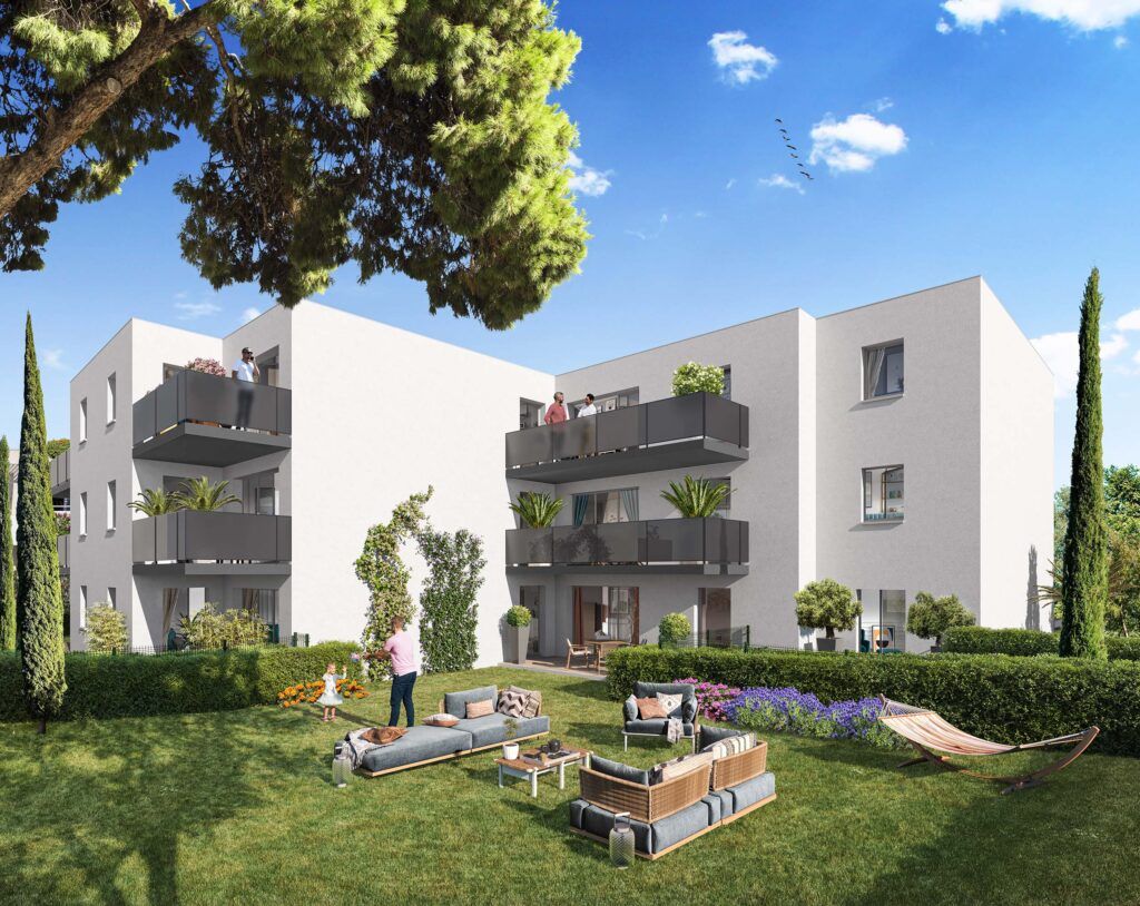 logement neuf extérieur CARRÉ RIMBAUD - Montpellier