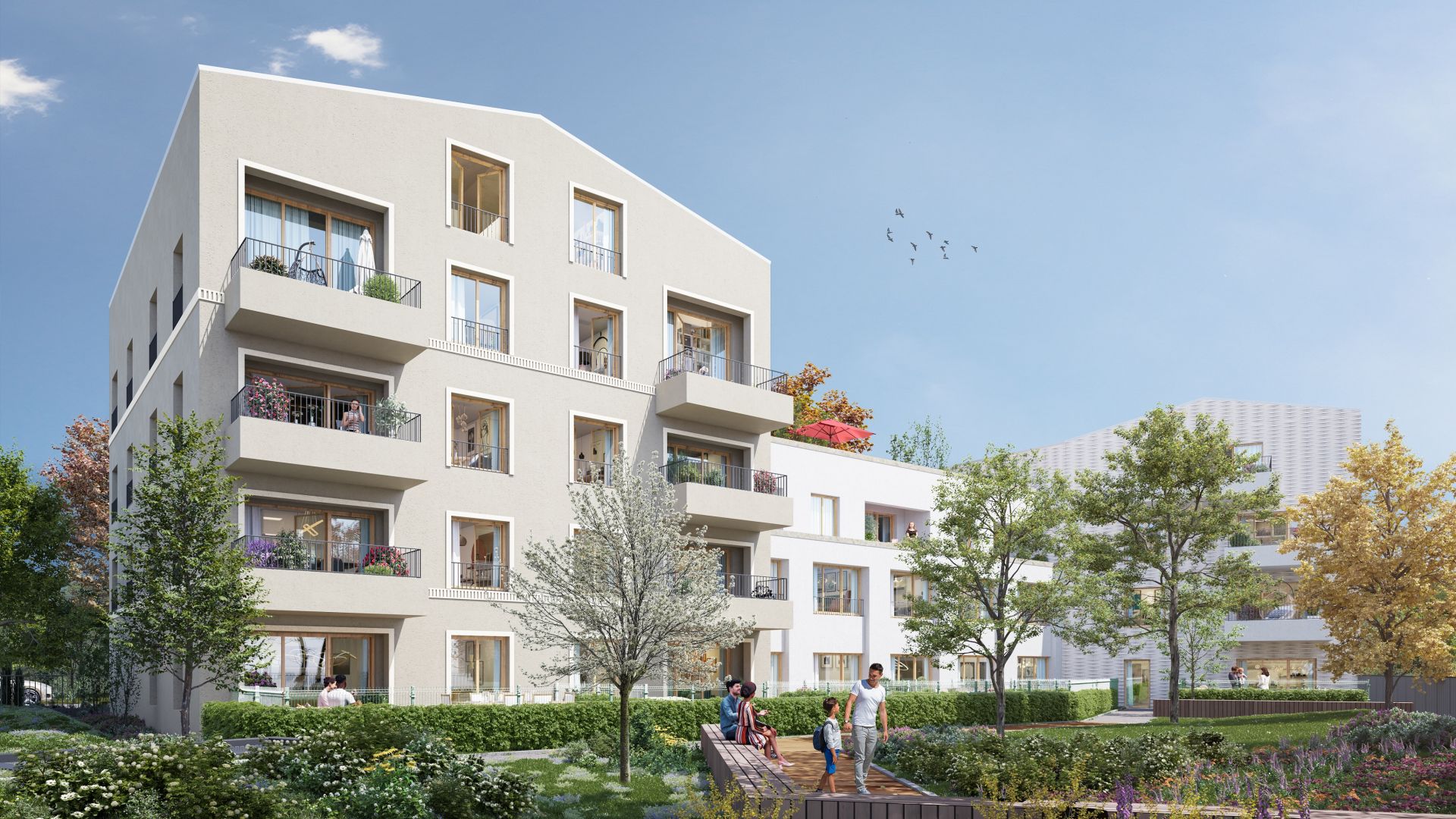 logement neuf extérieur Zen - Ormesson-sur-Marne