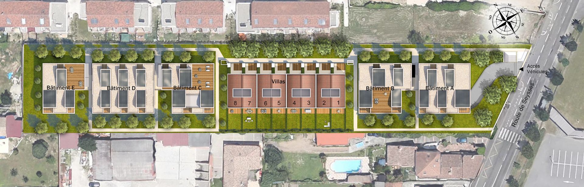 logement neuf plan 1 VIA VENETA - Toulouse