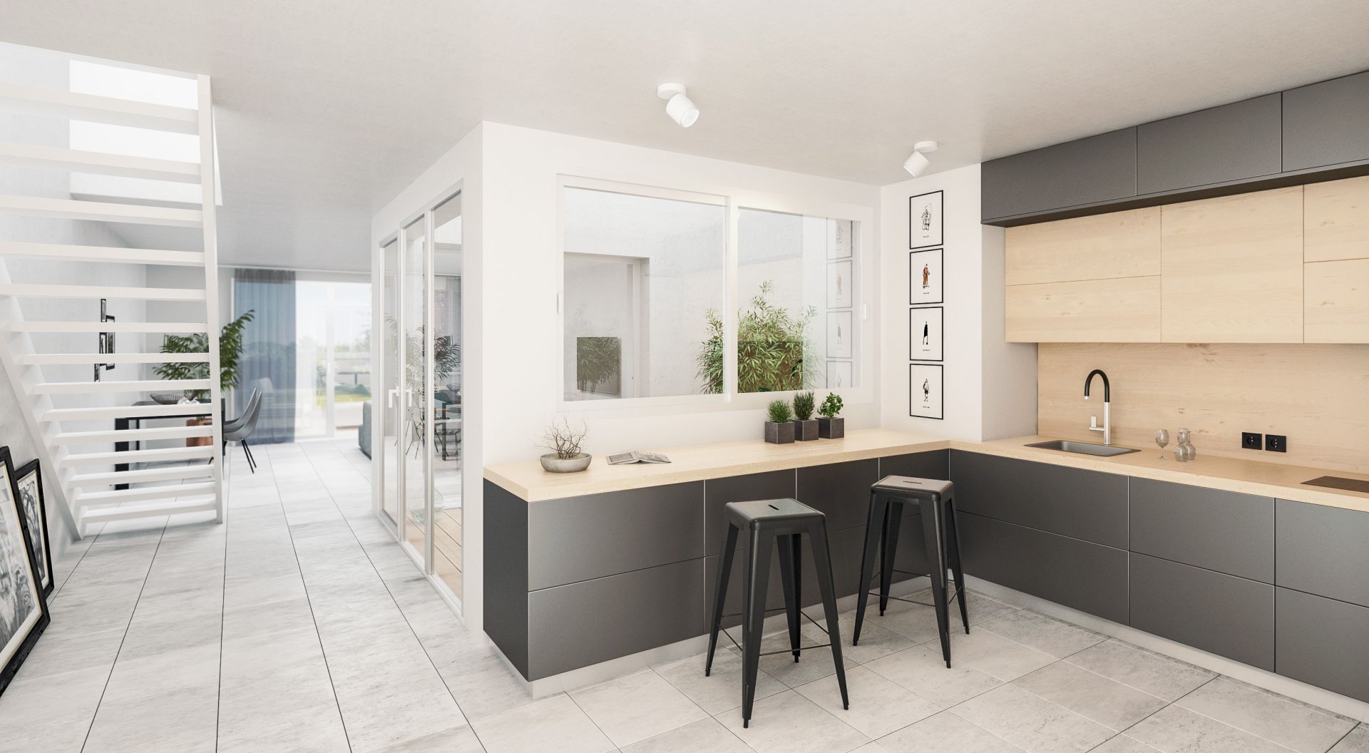 logement neuf extérieur VIA VENETA - Toulouse