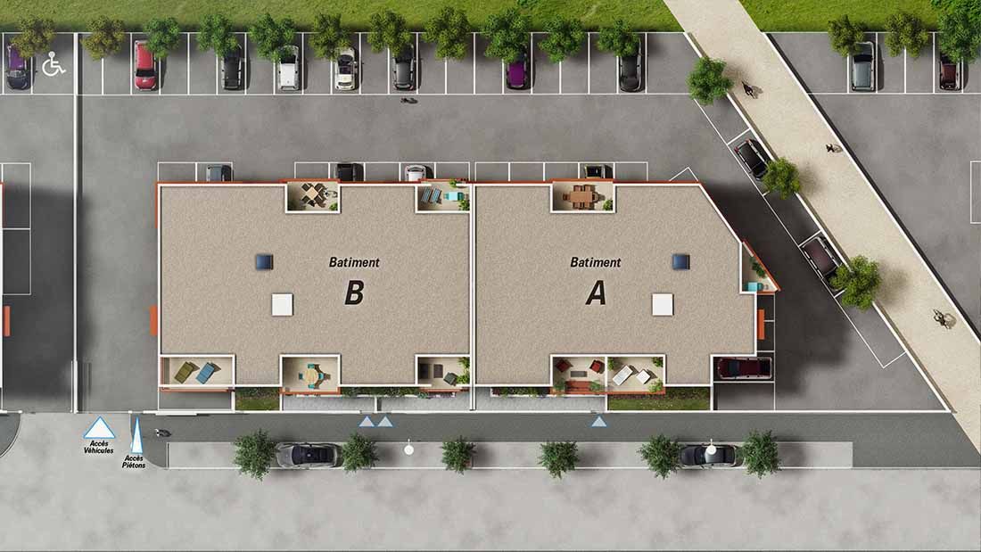 logement neuf extérieur LE JASPE - Perpignan