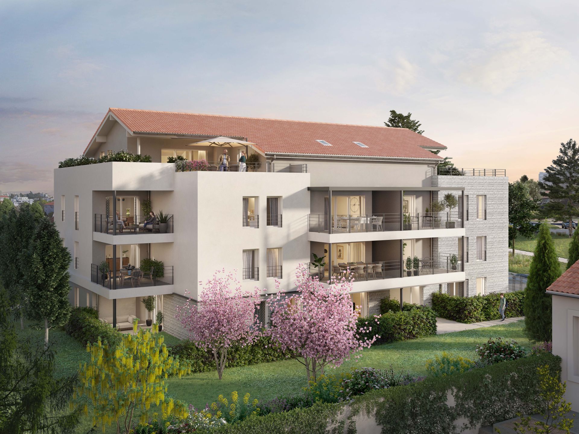 logement neuf extérieur CLOS VERDE - CALUIRE