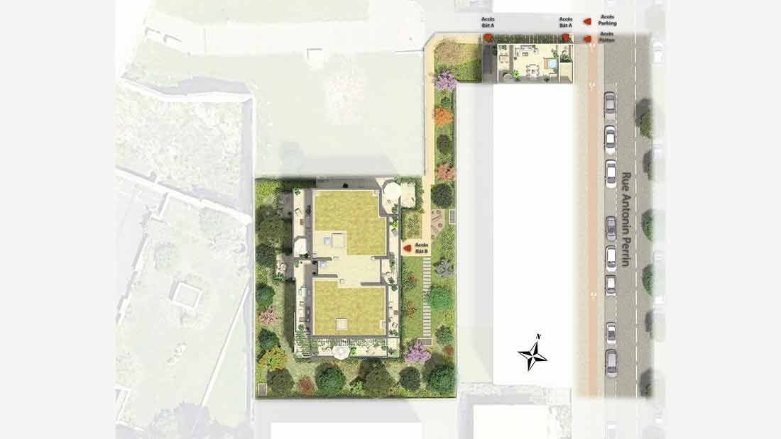 logement neuf extérieur COEUR BALZAC - Villeurbanne