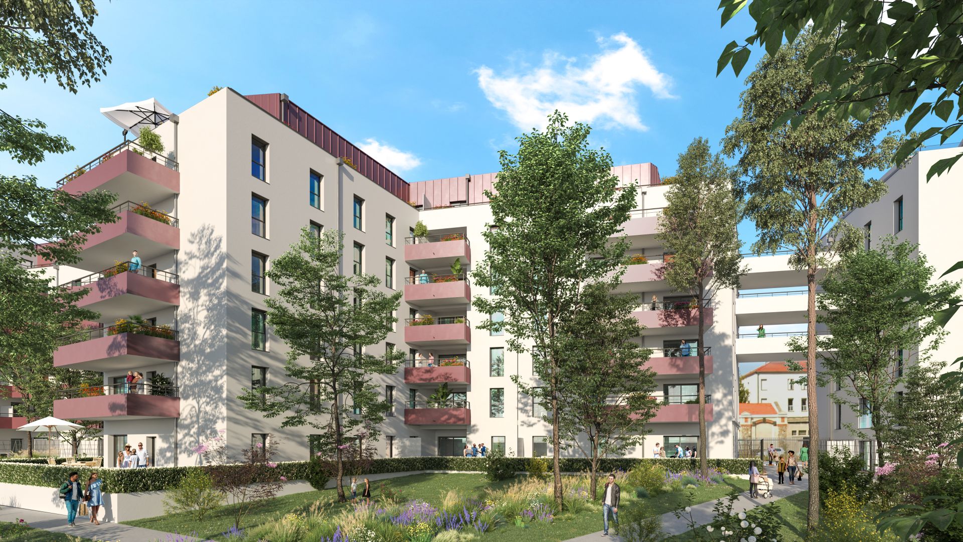 logement neuf extérieur LES ALLÉES BLATIN - CLERMONT-FERRAND