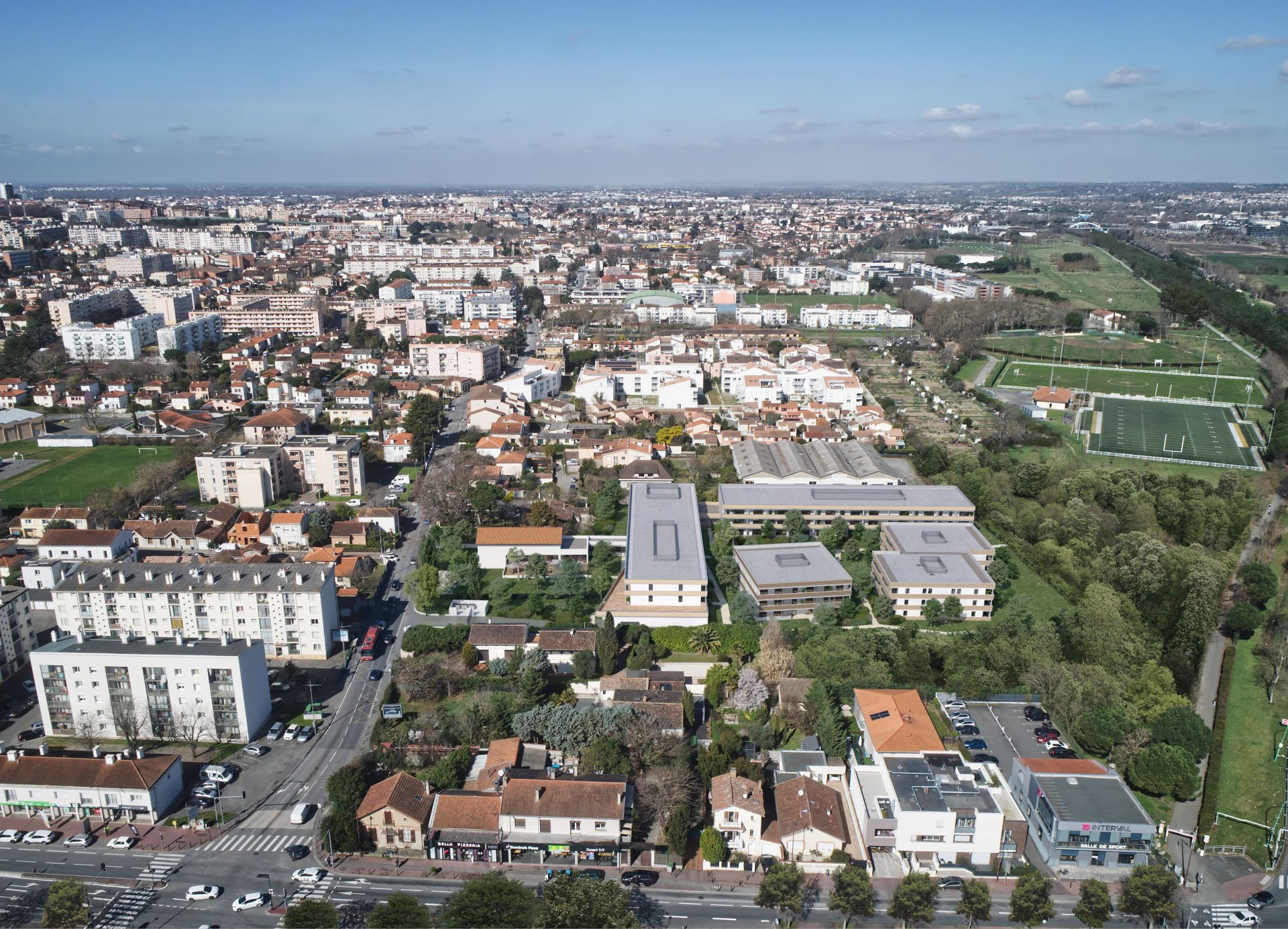 logement neuf extérieur LA PROMENADE DES ARGOULETS - Toulouse