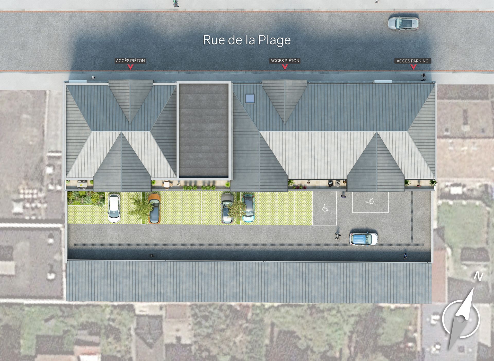 logement neuf extérieur LES SALINES - Berck