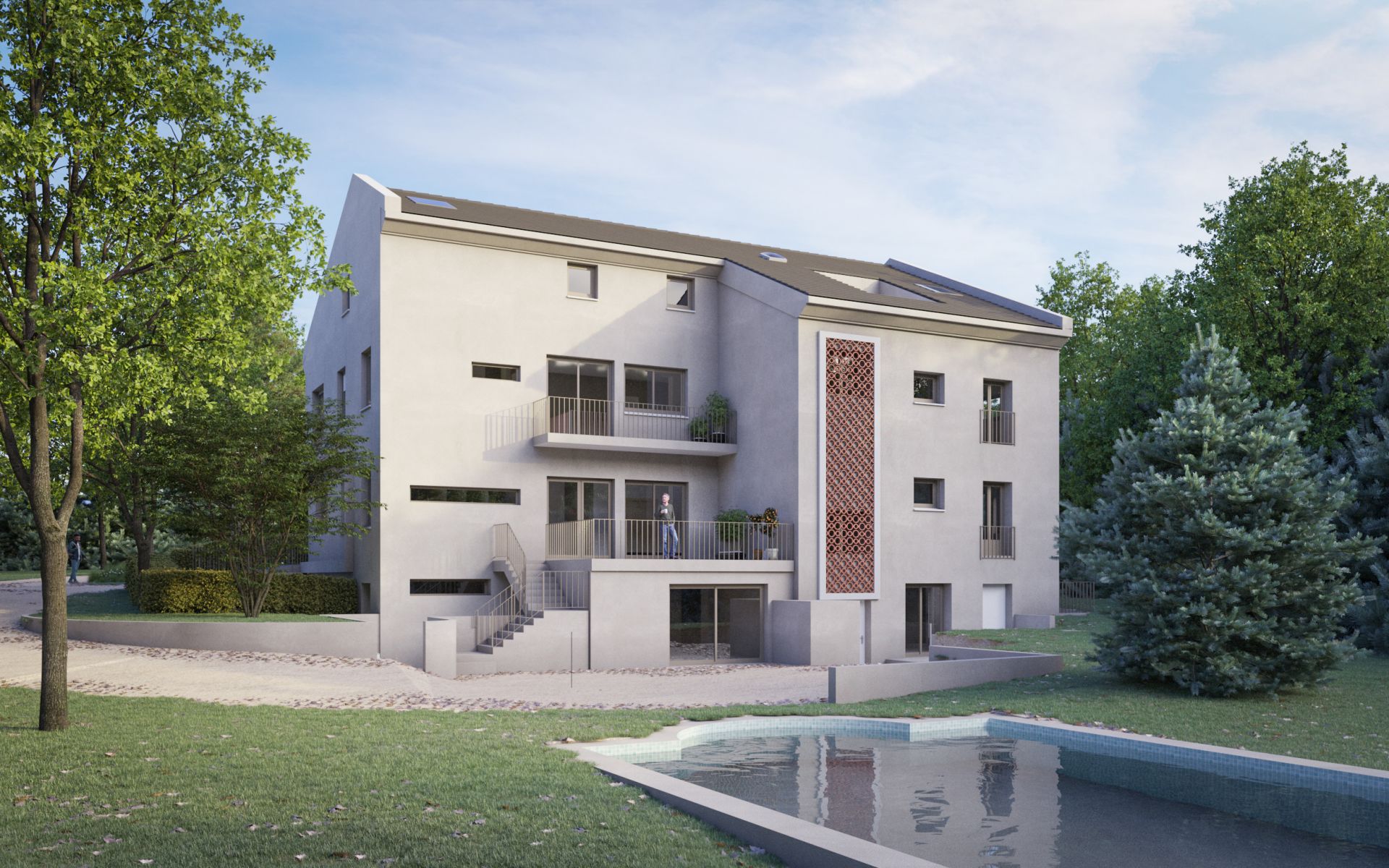 logement neuf extérieur Villa Mayfair - La Tour-de-Salvagny