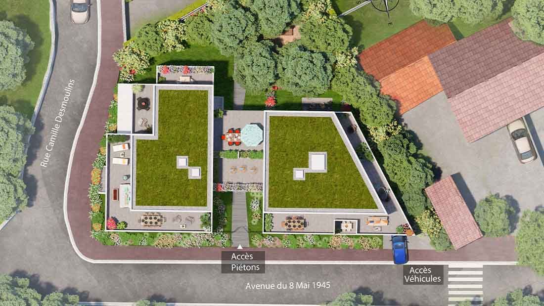 logement neuf extérieur BOTANY - CORBAS