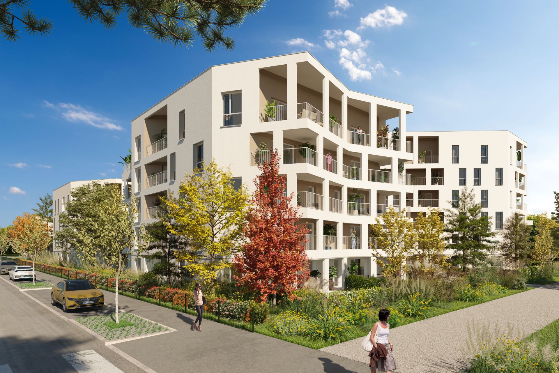 logement neuf extérieur COEUR VERT - Saint-Etienne