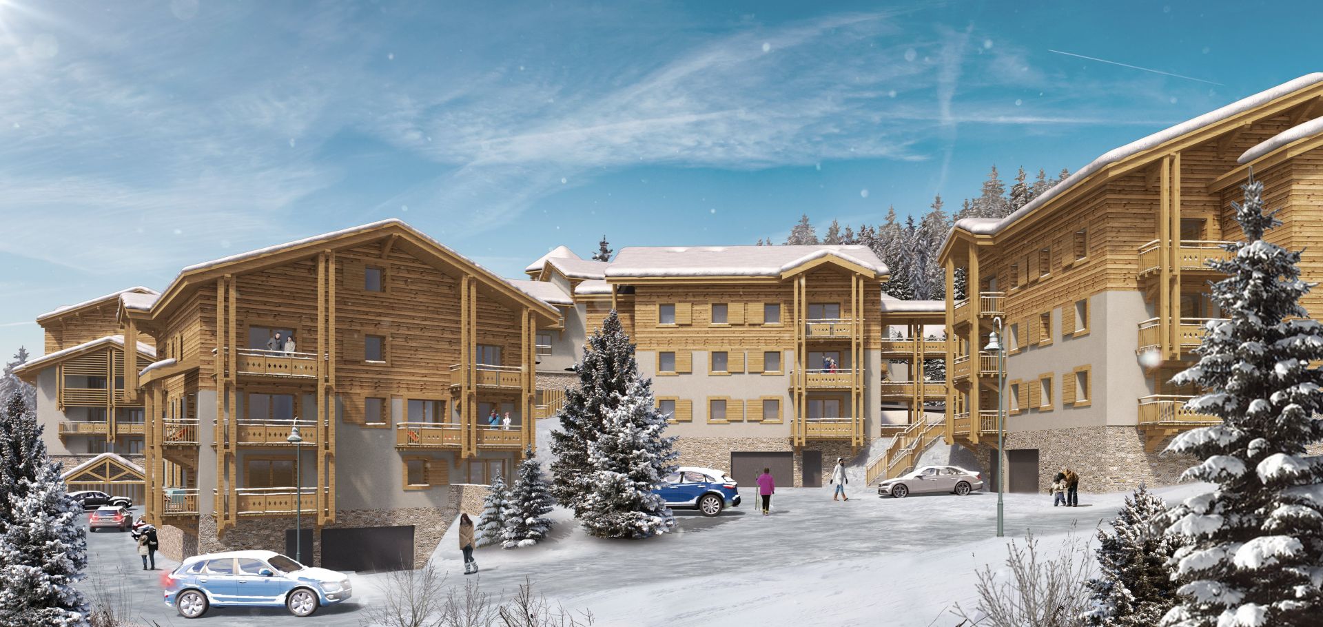 logement neuf extérieur L'Eyssina Lodge - Vars