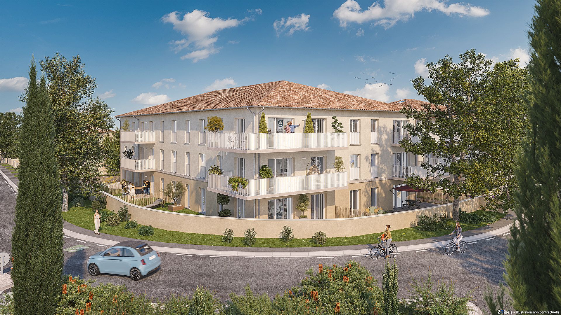 logement neuf extérieur LE DOMAINE DE BLANCA - Blanquefort