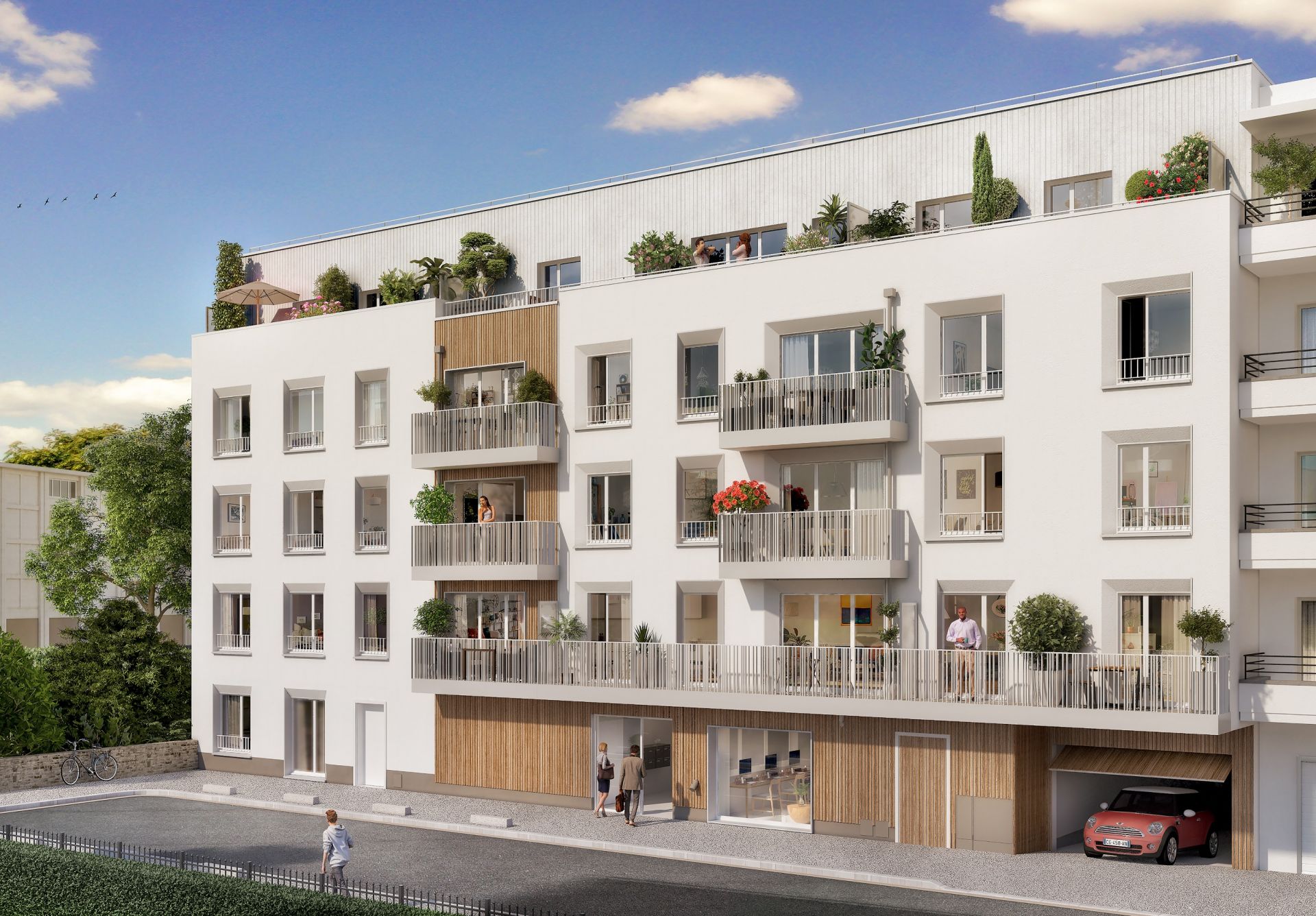 logement neuf extérieur Intervalle - Drancy