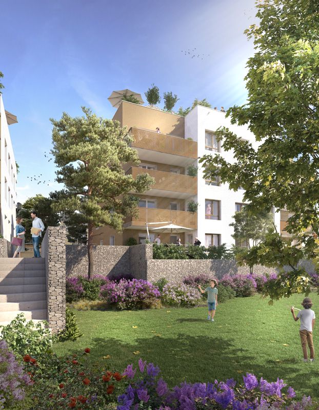 logement neuf extérieur AT HOME - Rillieux-la-Pape