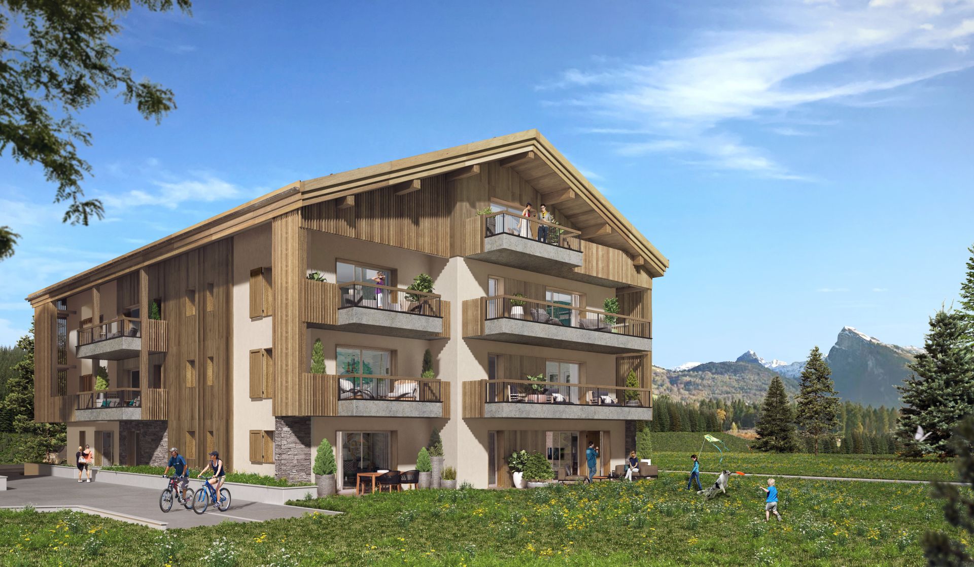 logement neuf extérieur Le 7 - Samoëns - Etelley