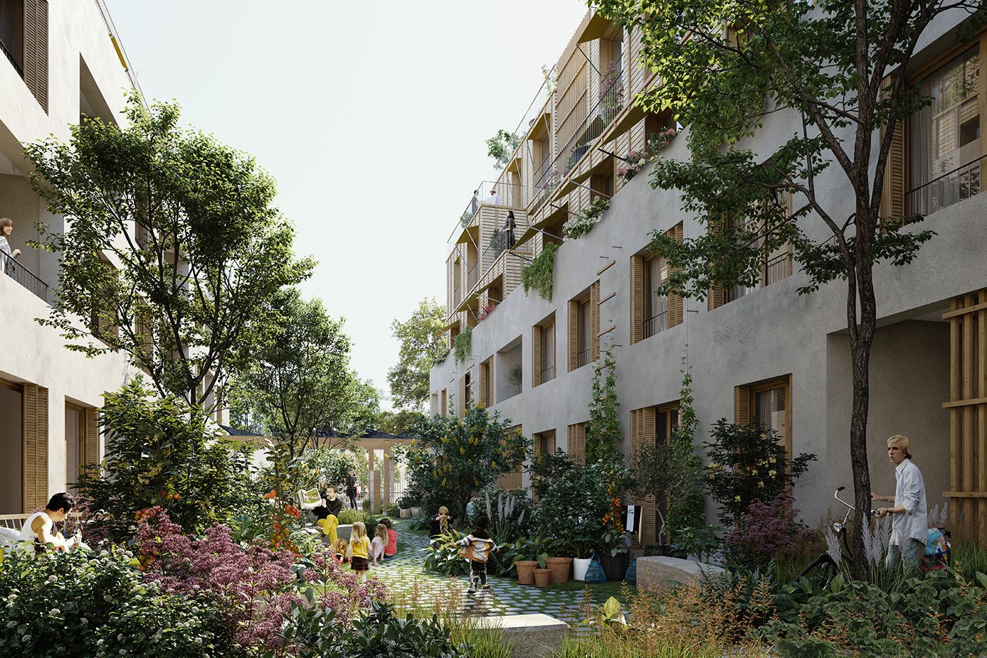 logement neuf extérieur VENELLES - PARIS 20