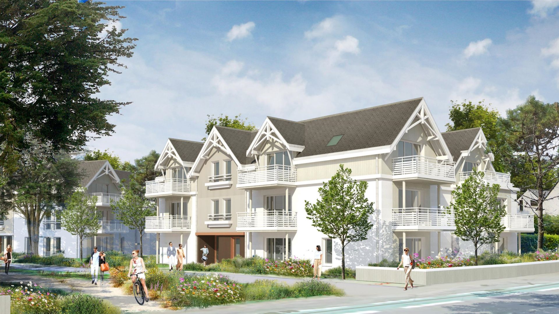 logement neuf extérieur LE PARK - LA BAULE