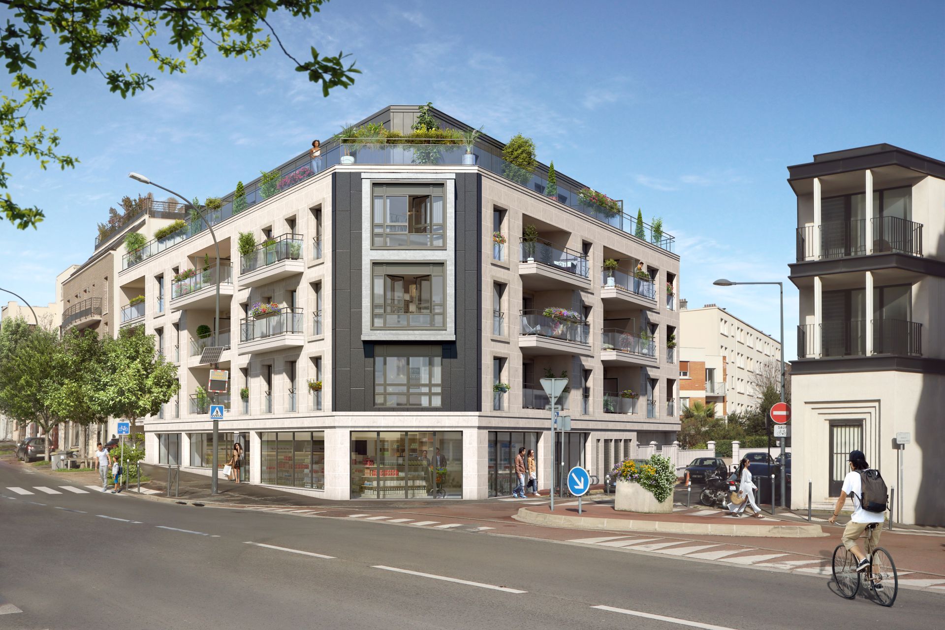 logement neuf extérieur 6 Hoche - Vanves