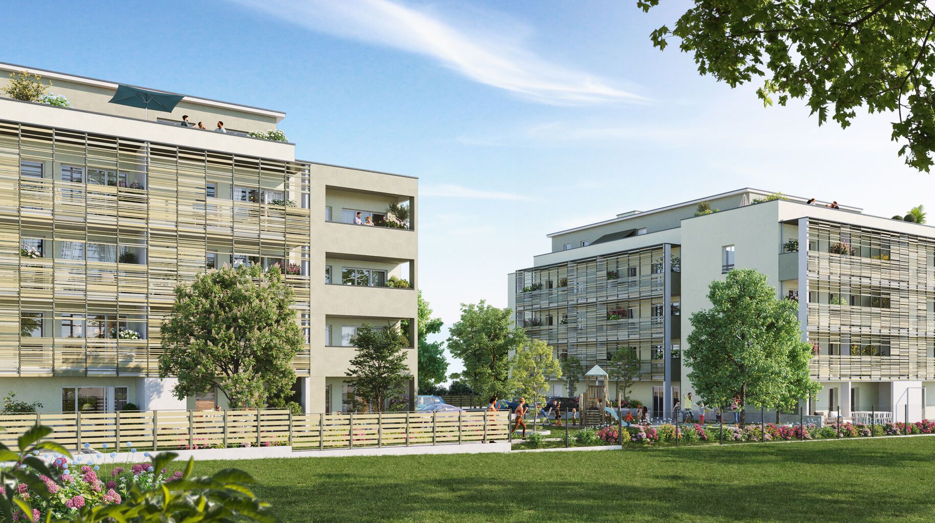 logement neuf extérieur LES BALCONS DE GENEVE - Collonges-sous-Salève