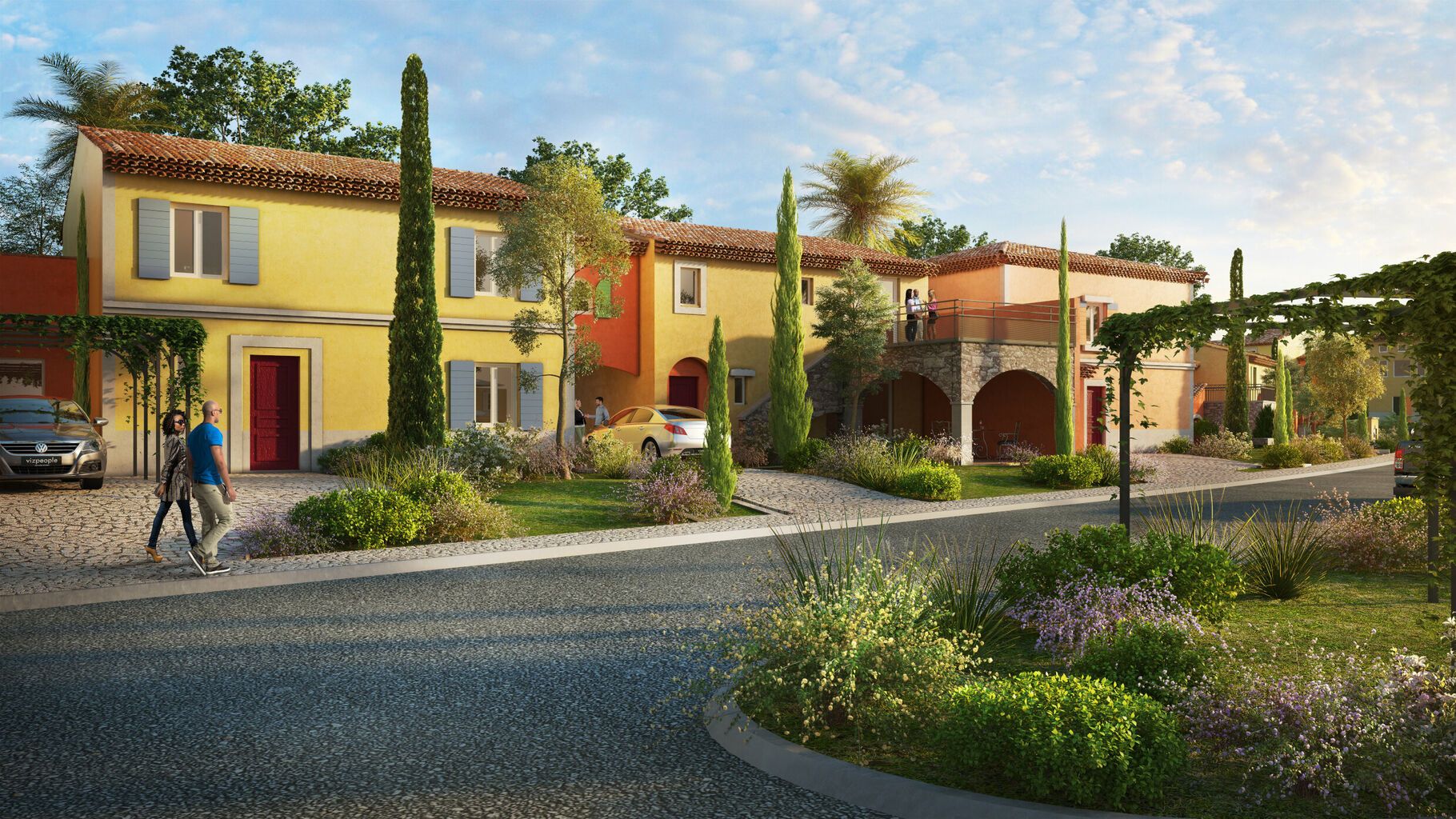 logement neuf extérieur LES JARDINS D'ADELAIDE - GRIMAUD