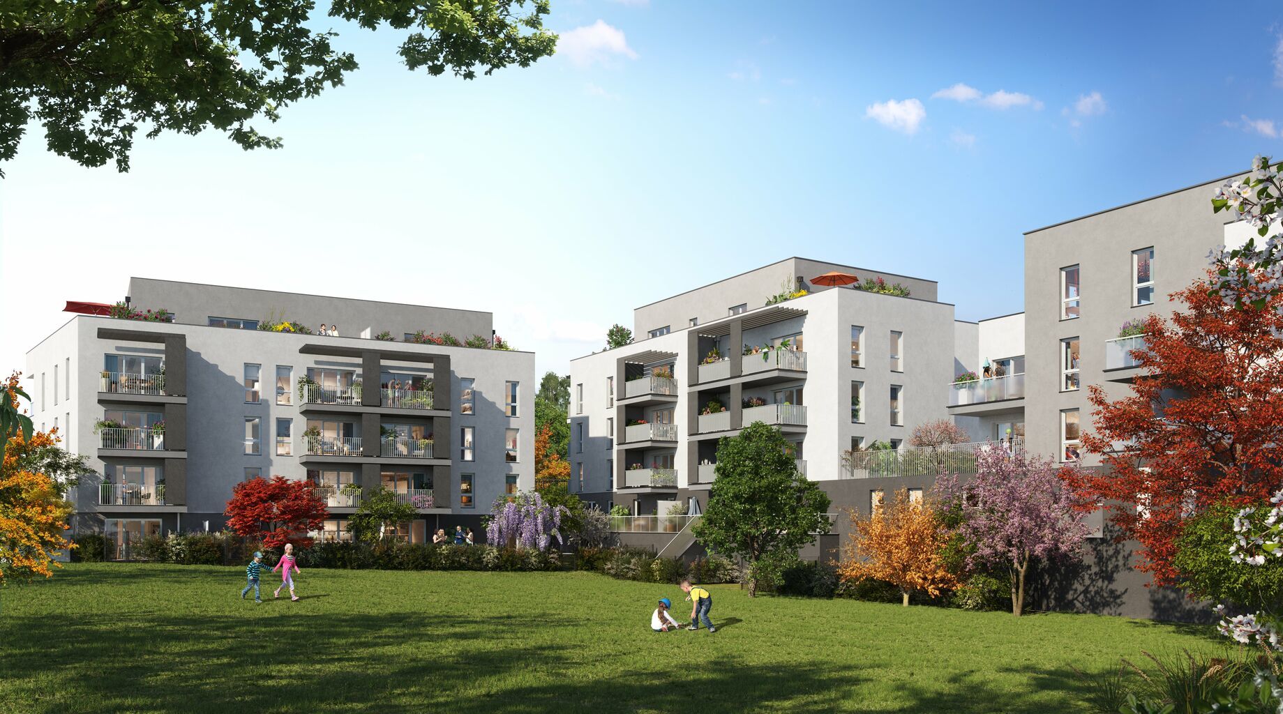 logement neuf extérieur PRIVILEGE 44 - Neuville-sur-Saône