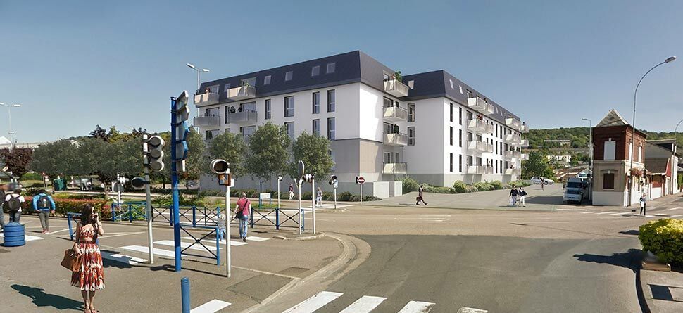 logement neuf extérieur L'Etoffe du Cailly - DEVILLE-LES-ROUEN