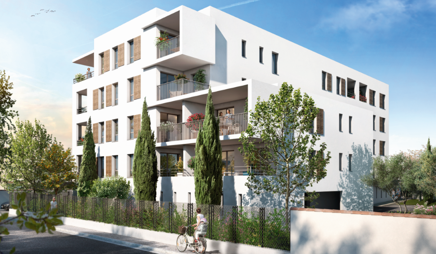 logement neuf extérieur ANGLE LUMIERE - MARSEILLE 14E