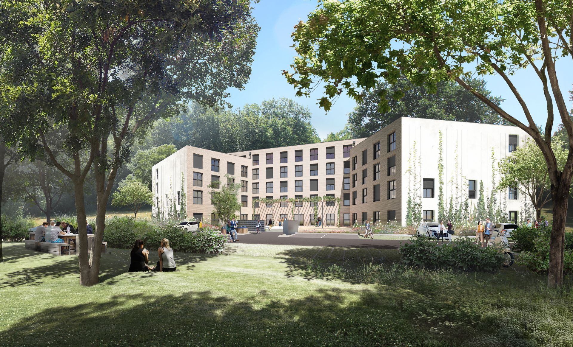 logement neuf extérieur ARBORESCENCE - Périgueux