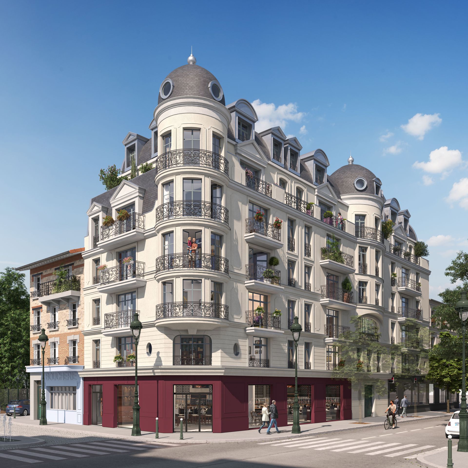 logement neuf extérieur Wallace - Puteaux