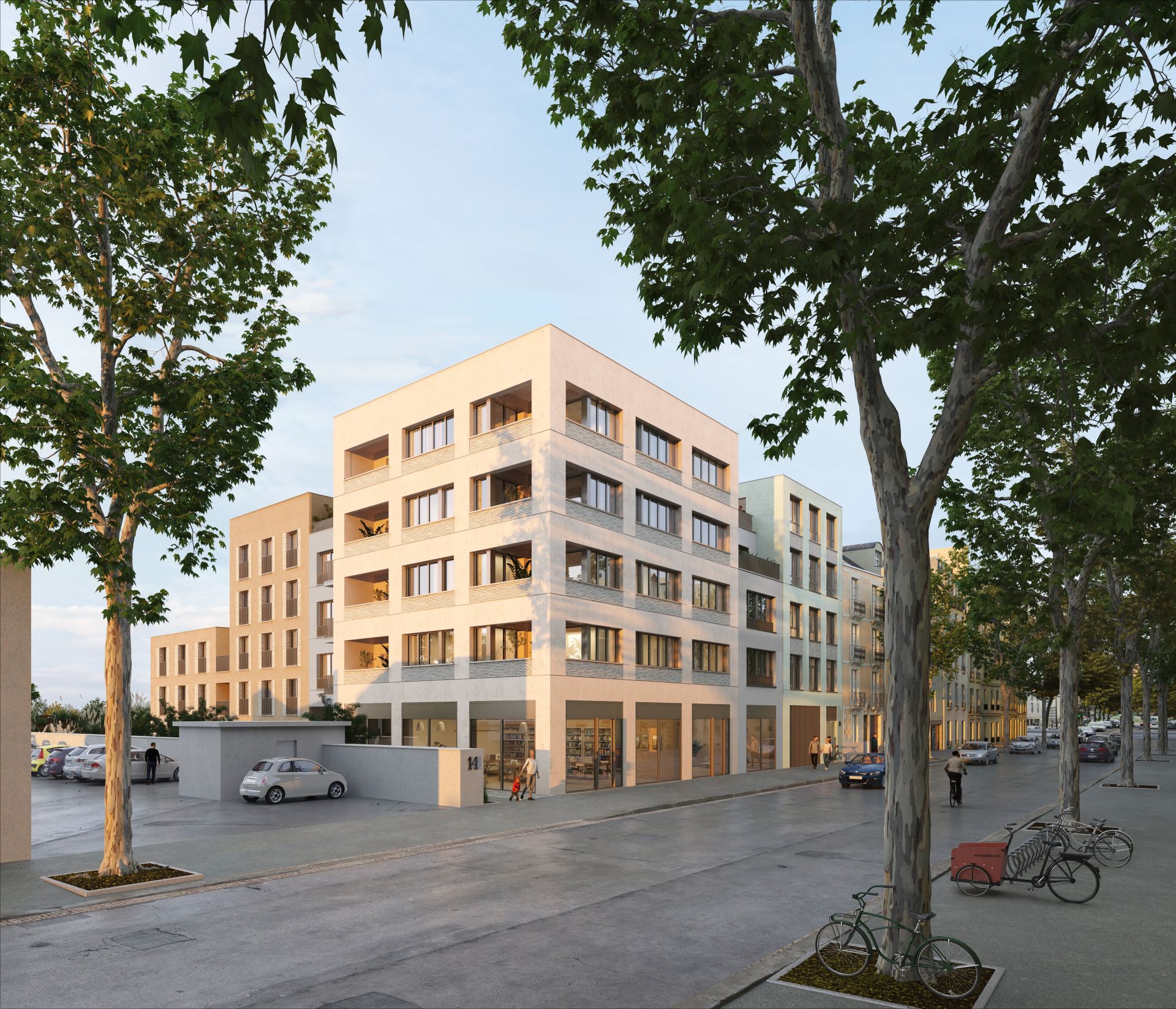 logement neuf extérieur FAUBOURG 14 - Nantes