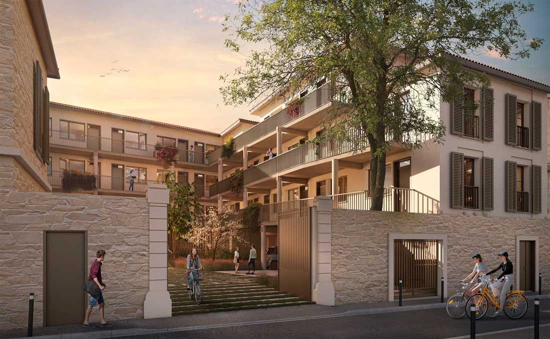 logement neuf extérieur INTEN'CITY - NIMES