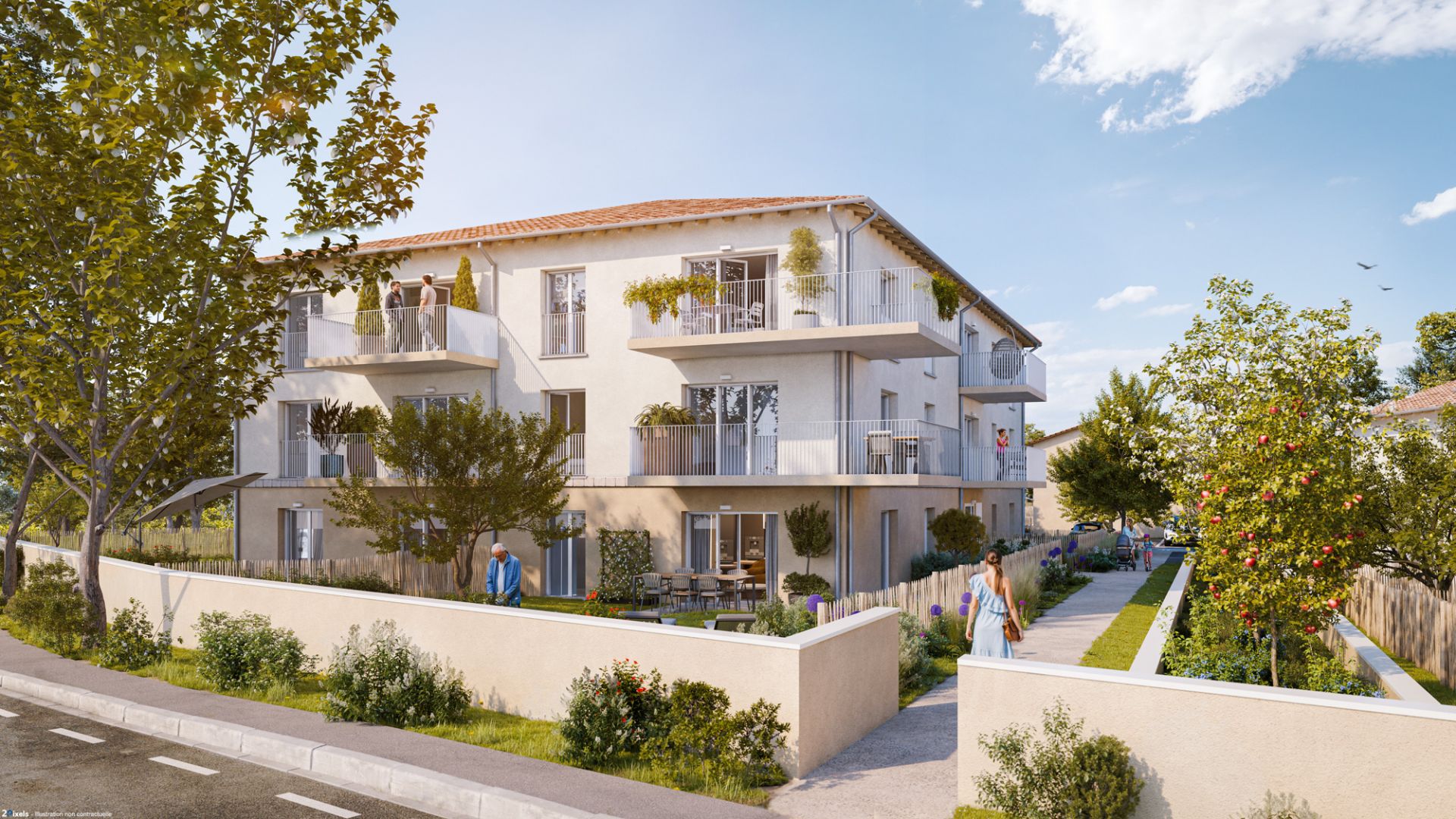 logement neuf extérieur LE DOMAINE DE BLANCA - Blanquefort