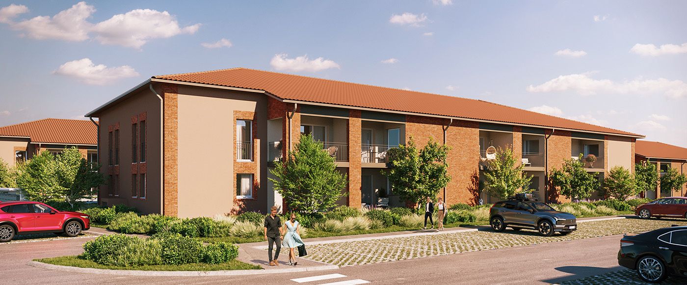 logement neuf extérieur Domaine Capucine - Castelginest