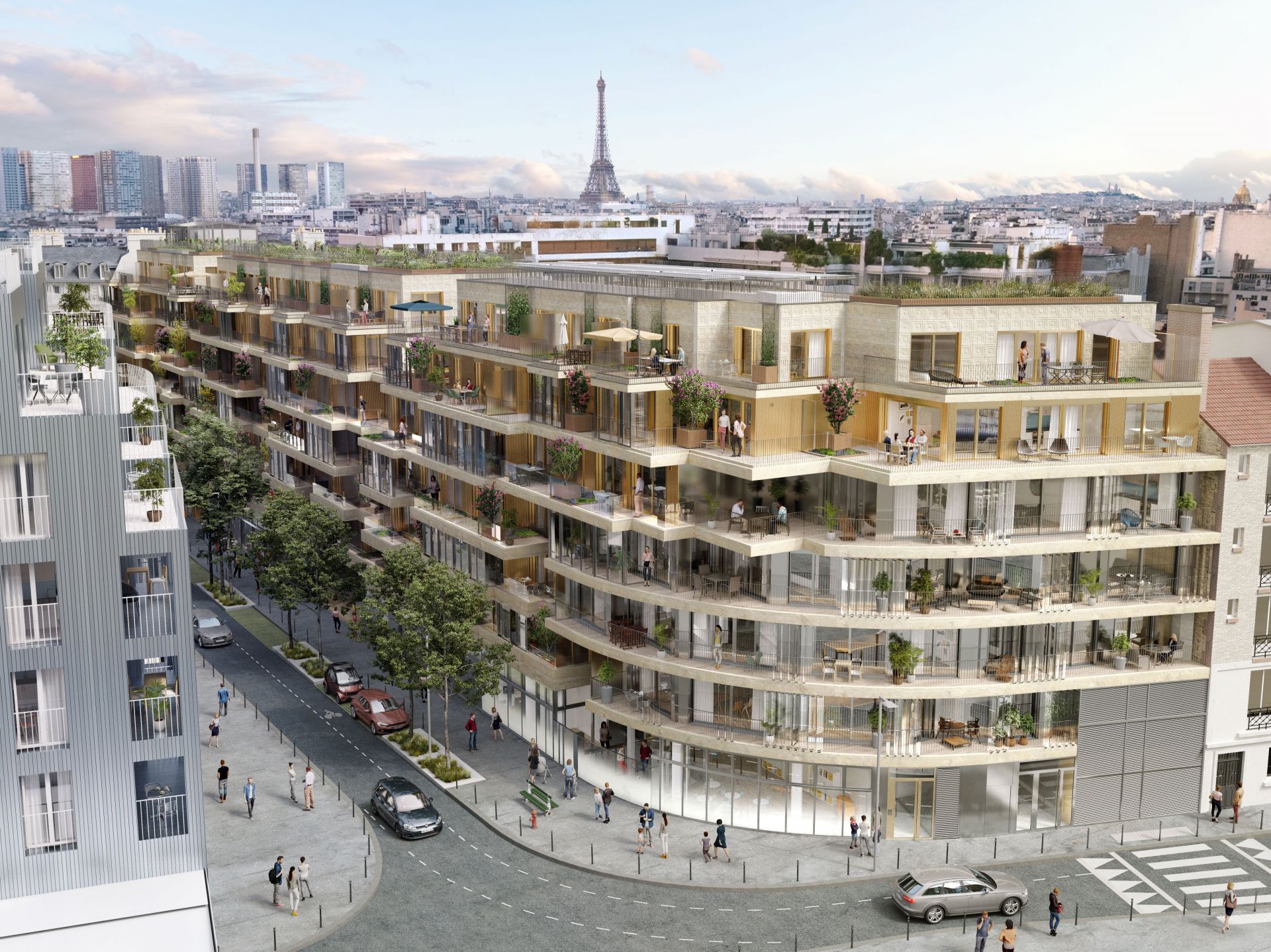 logement neuf extérieur ATELIERS VAUGIRARD - Paris