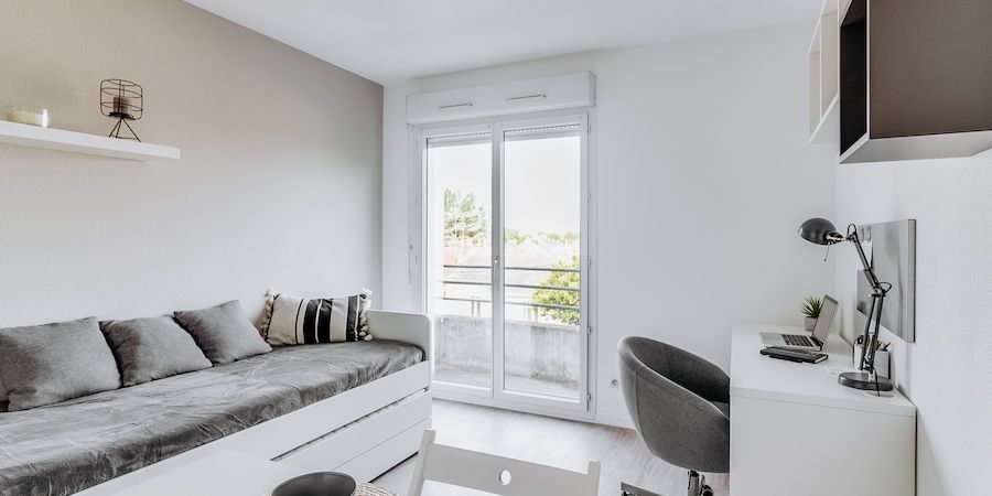 logement neuf extérieur Studéa Loquidy - Nantes