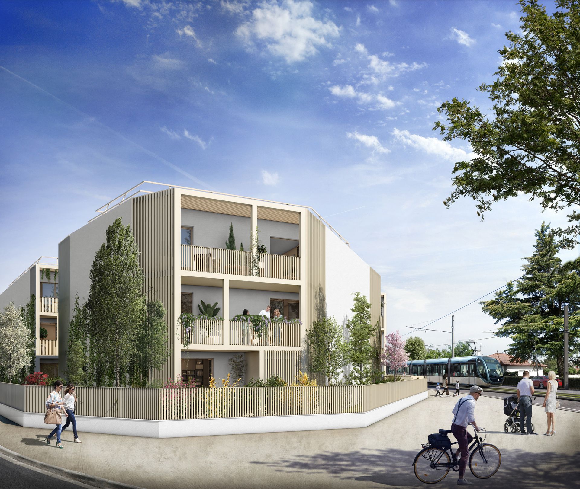 logement neuf extérieur TANDEM - EYSINES