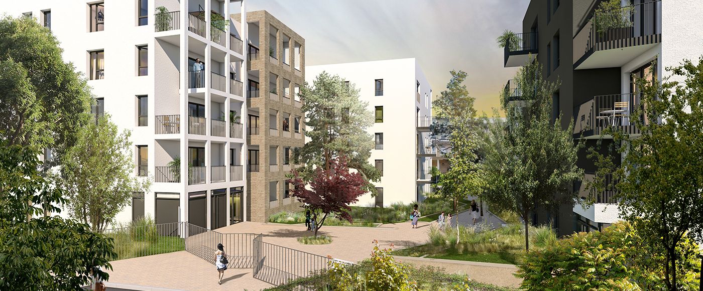 logement neuf extérieur PLURI'ELLES (TRANCHE 2) - RC - Clermont-Ferrand