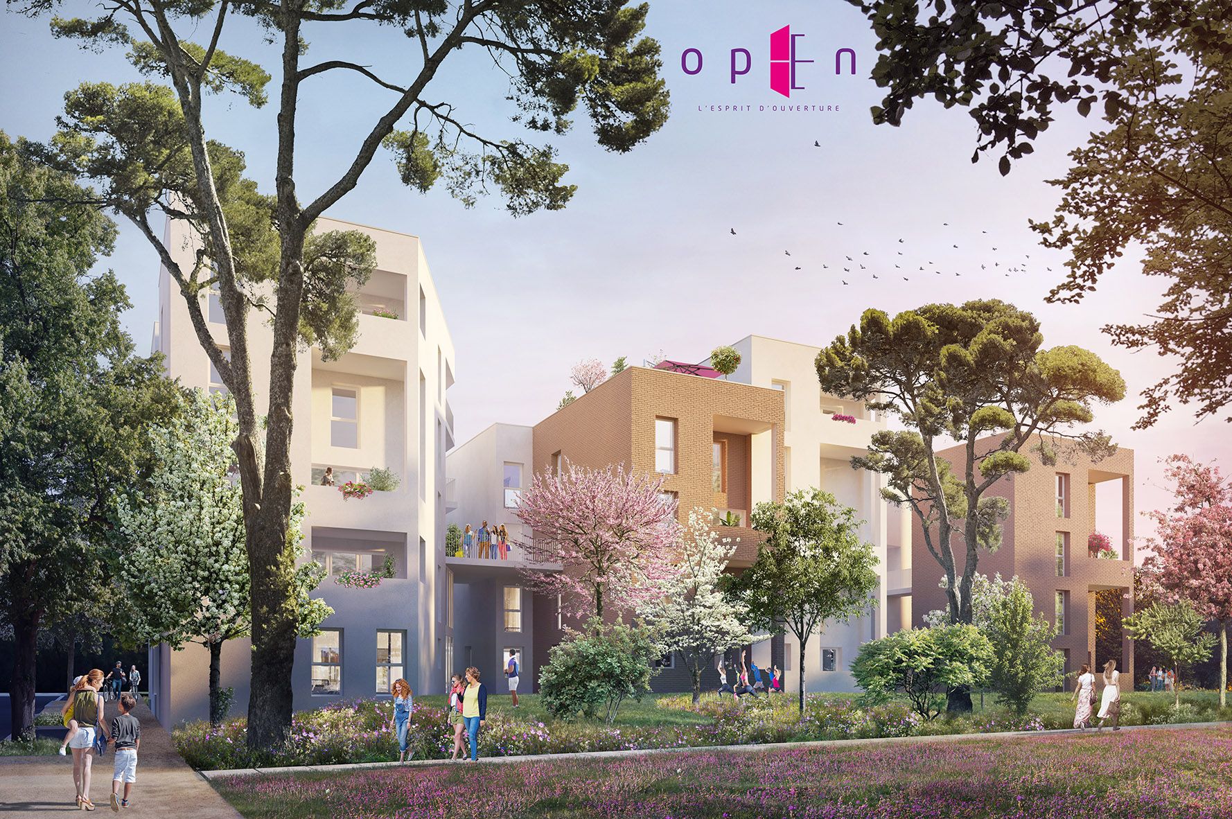 logement neuf extérieur OPEN - Lyon