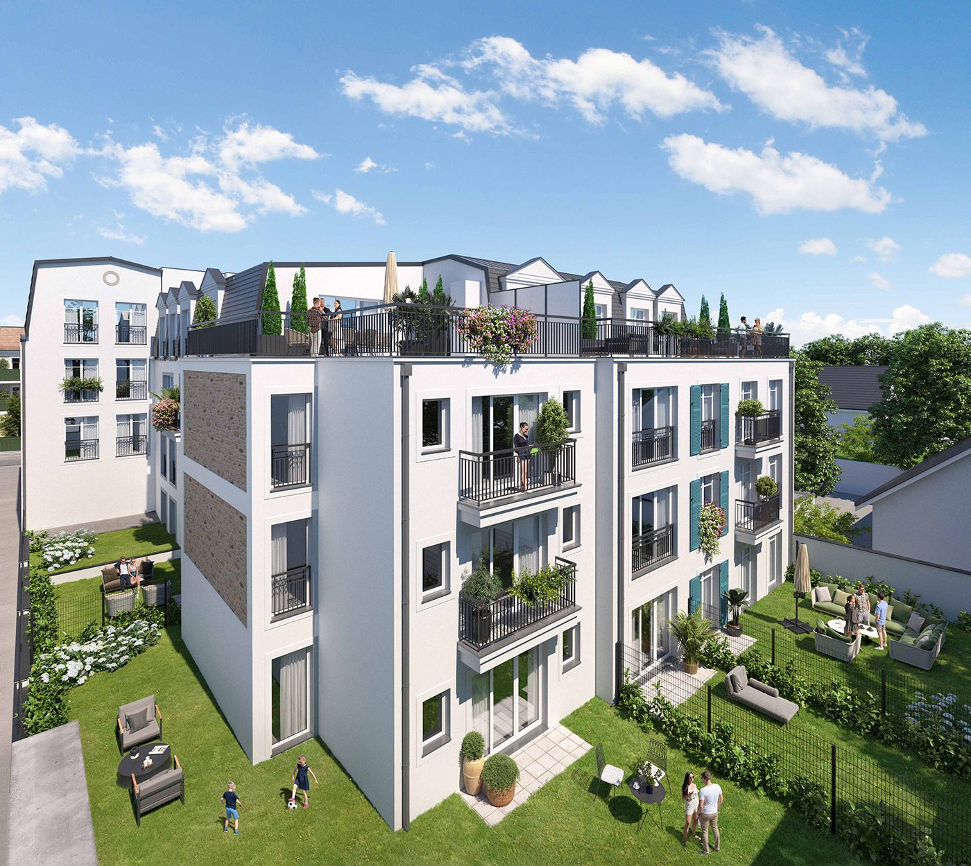 logement neuf extérieur ALEGRIA - Villiers-sur-Marne