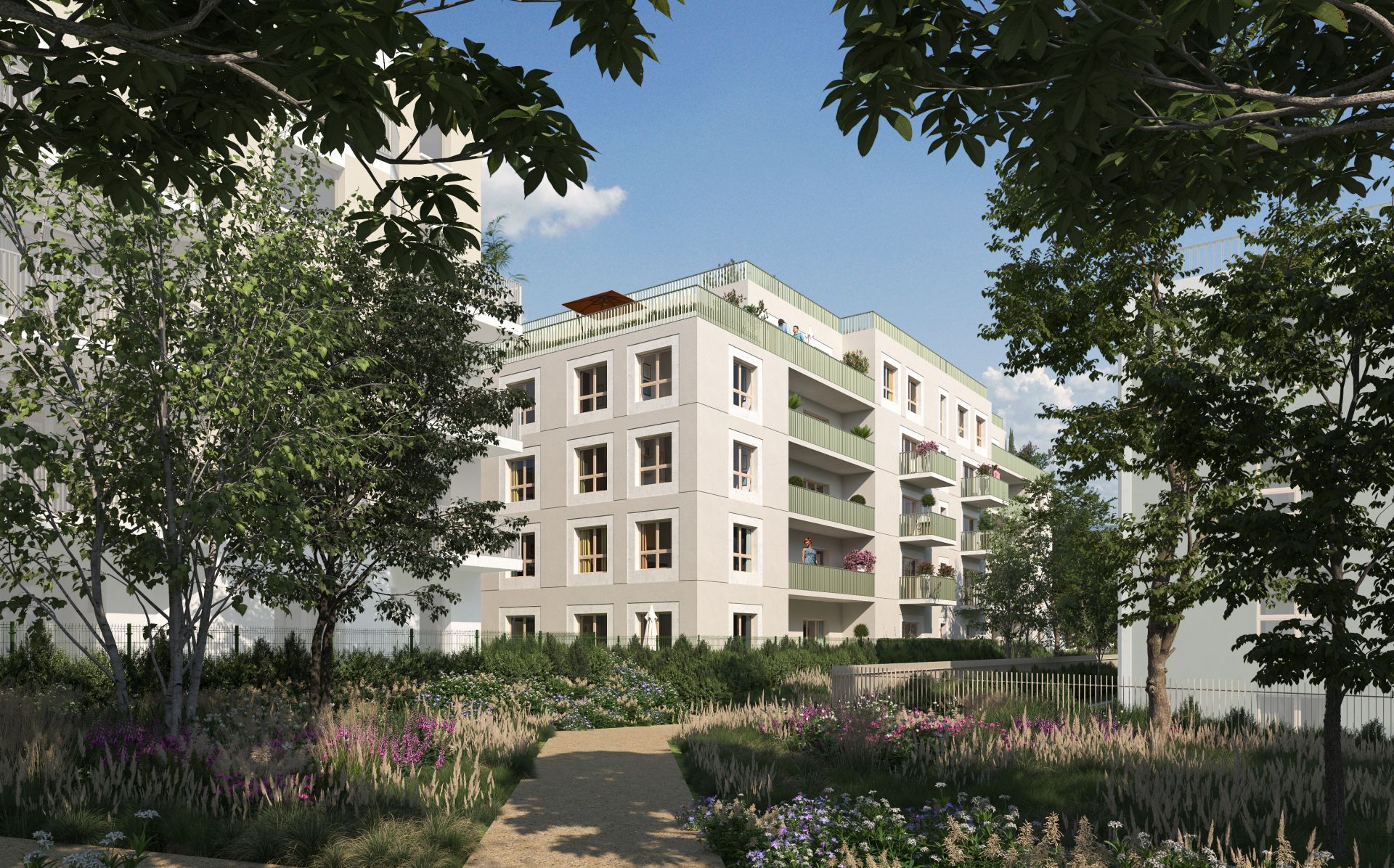 logement neuf extérieur Flore - Châtenay-Malabry