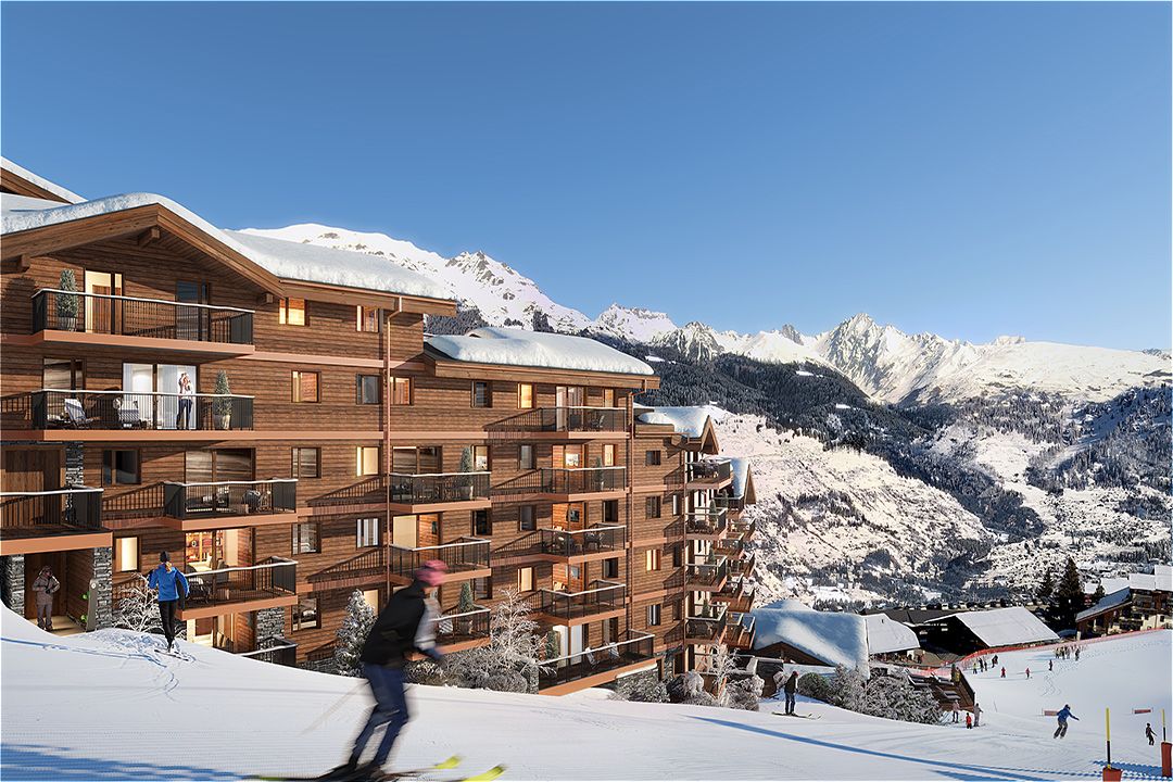 logement neuf extérieur Le Coeur des Cimes - Aime-la-Plagne