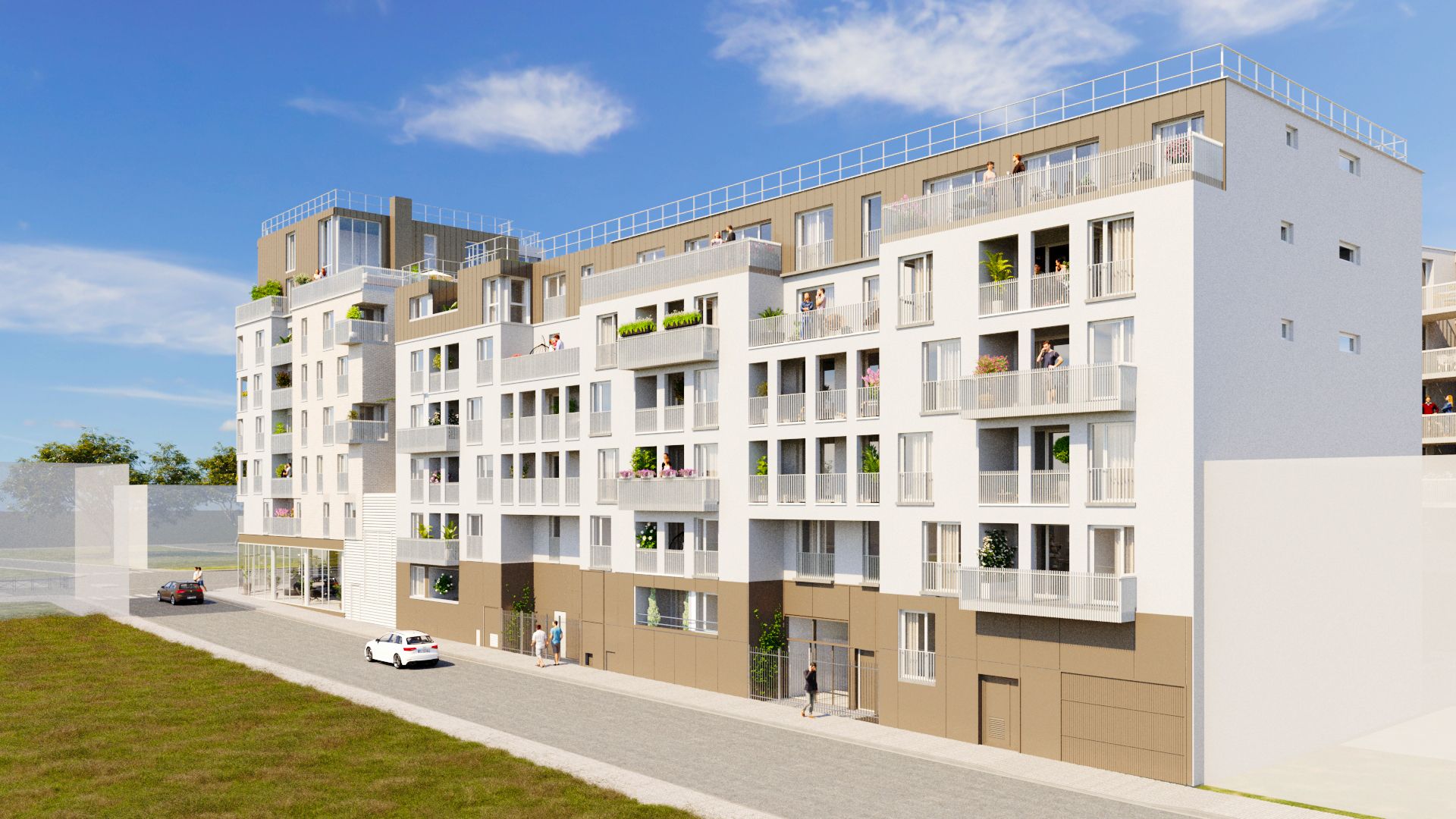 logement neuf extérieur 2 Eclat - Neuilly-Plaisance