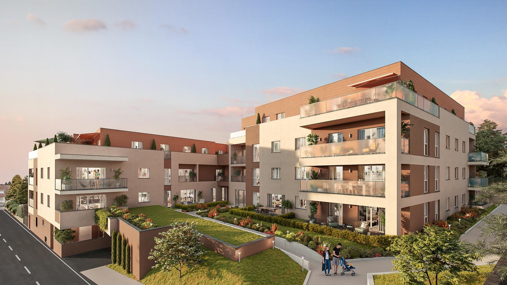 logement neuf extérieur L'ÉTOILÉ - MIONNAY