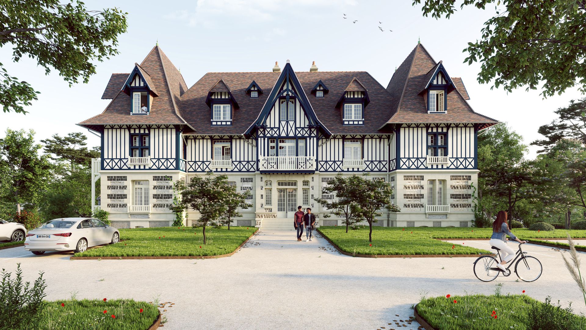 logement neuf extérieur MANOIR DES CREUNIERS - TROUVILLE SUR MER