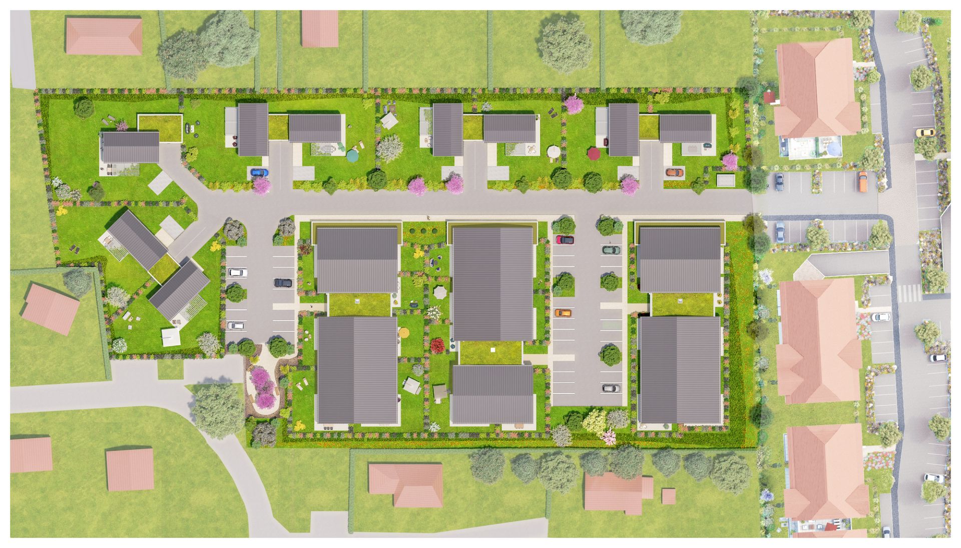 logement neuf extérieur Quiétude - Doussard