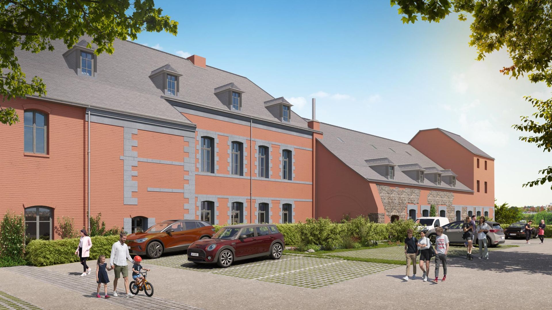 logement neuf extérieur ABBAYE DES BENEDICTINS - HAUTMONT