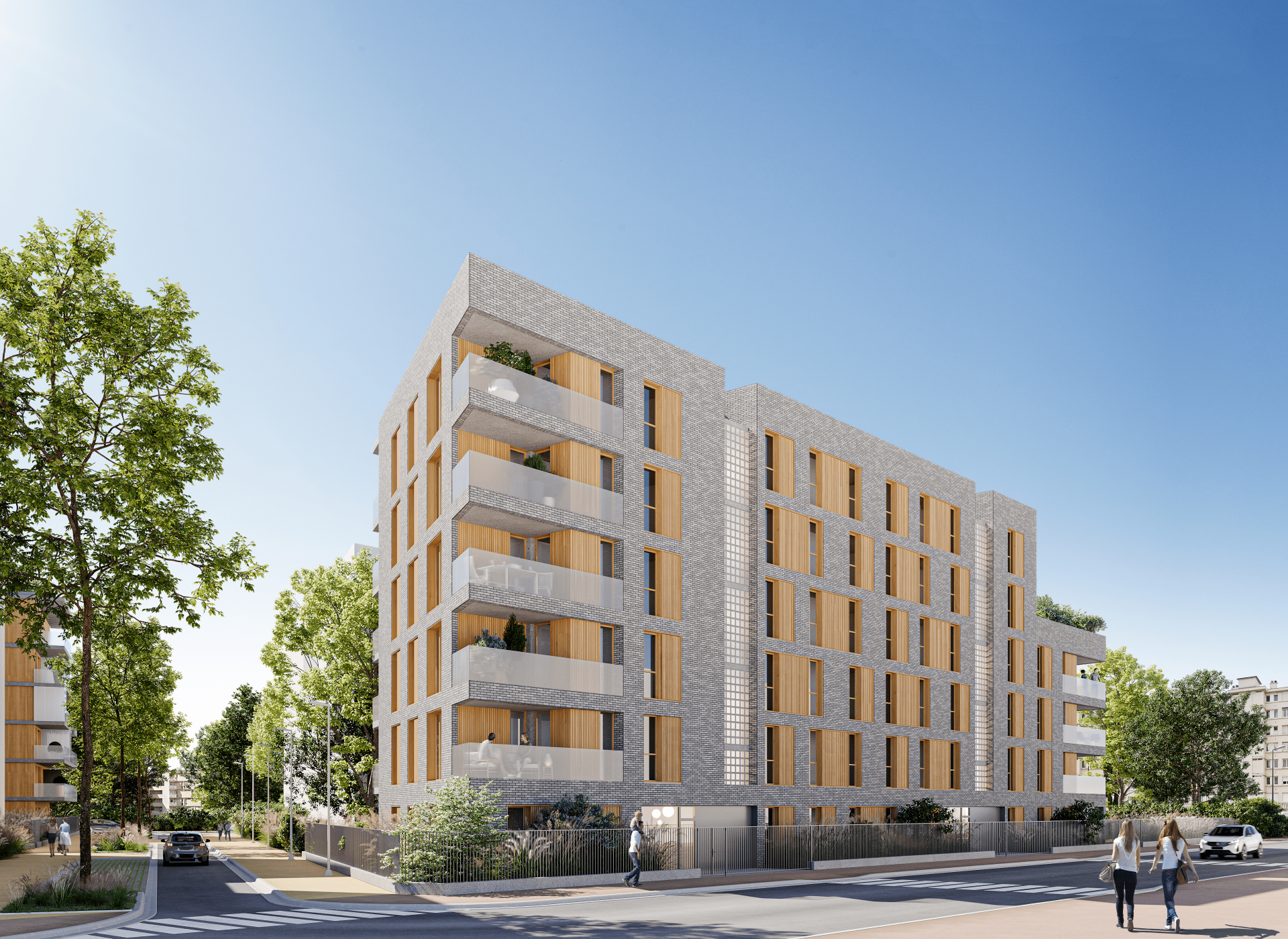 logement neuf extérieur OXYGEN - GENNEVILLIERS