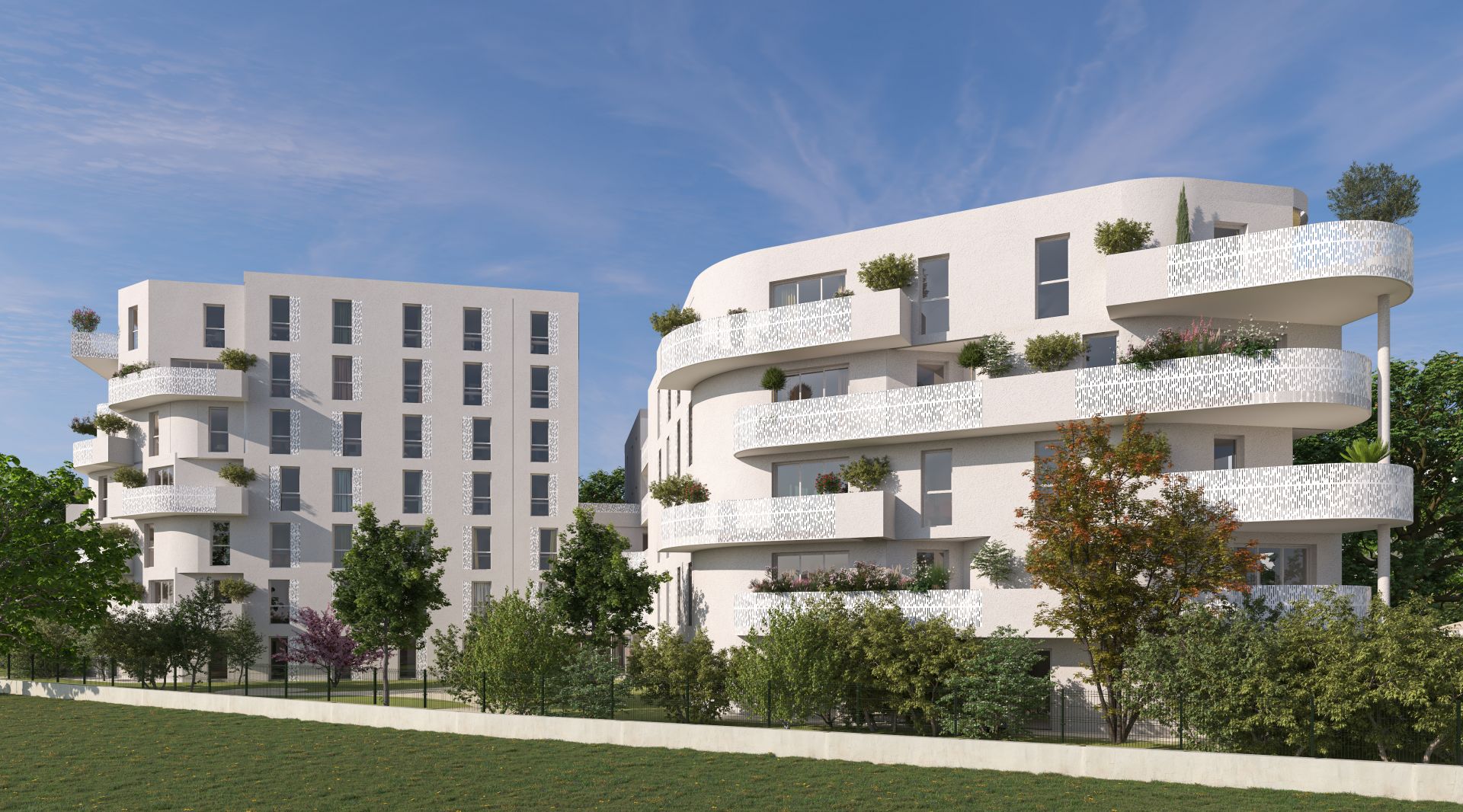 logement neuf extérieur TRINITY - Montpellier