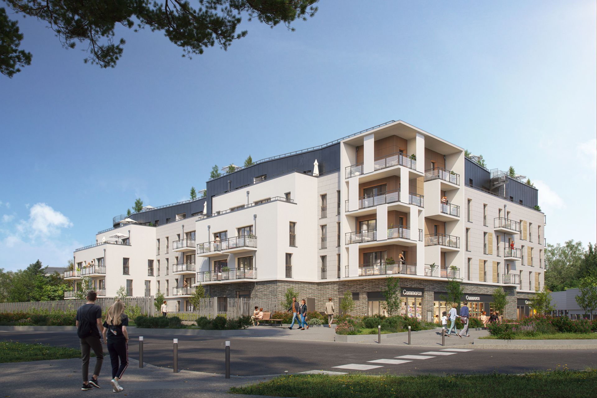 logement neuf extérieur ECRIN DU CHATEAU - CHATENAY MALABRY